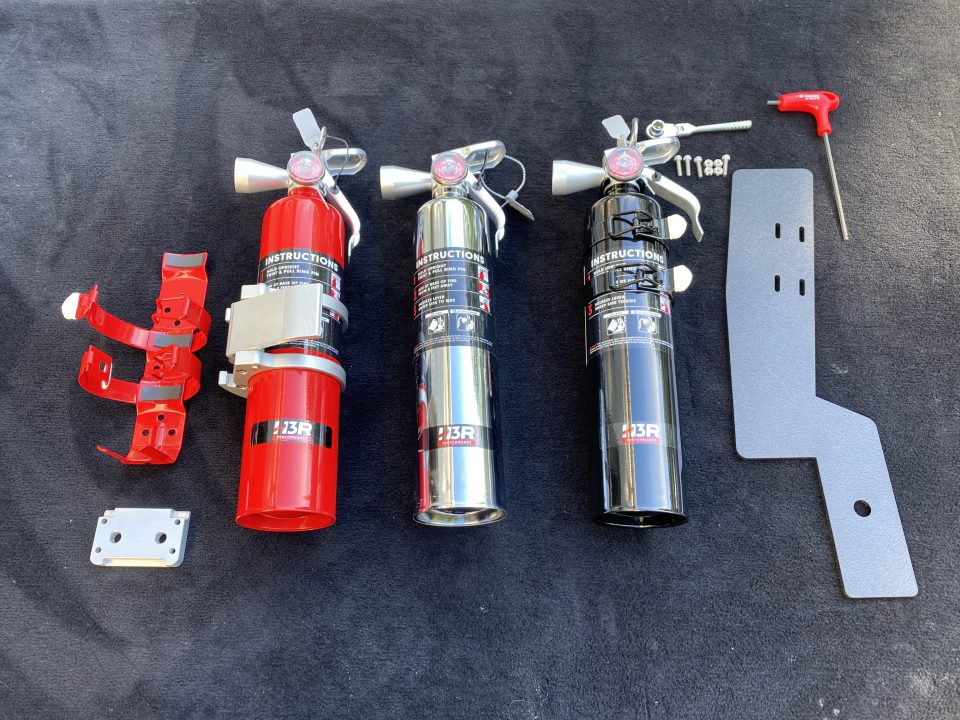 Shelby GT350 & GT500, Mustang S550 Fire Extinguisher Mount Kit LIMITED